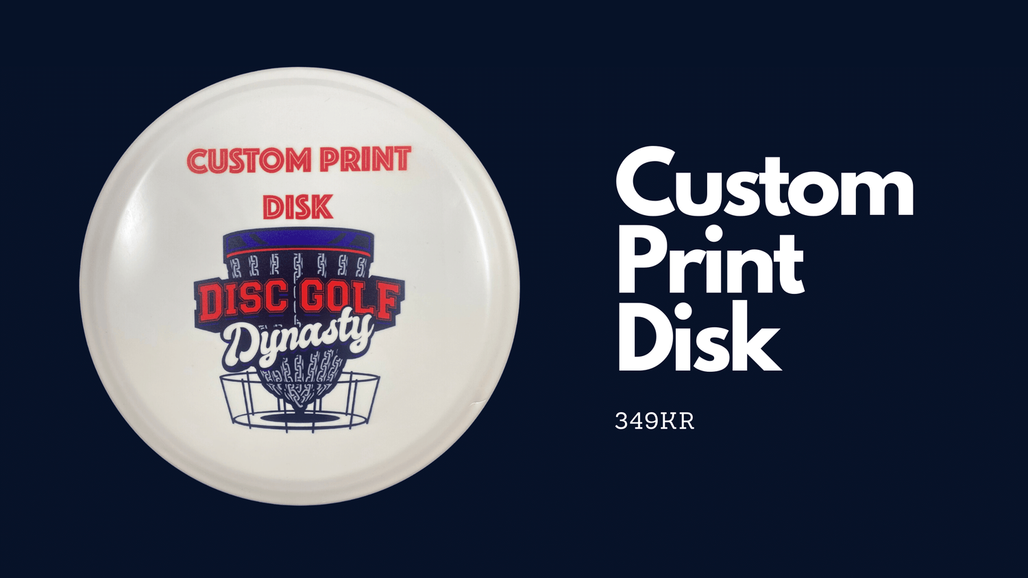 Custom Print Disk
